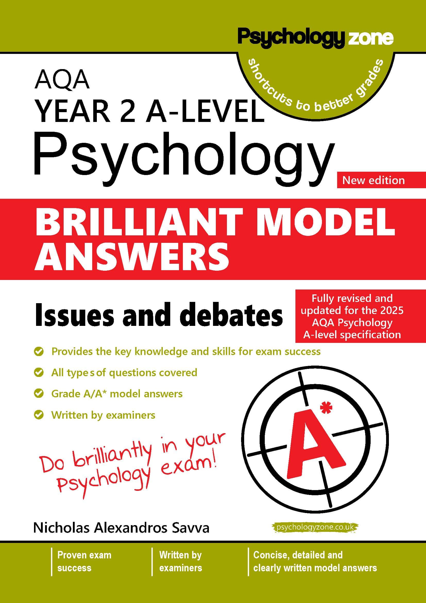 A-Level AQA Psychology BRILLIANT Model Answers: Issues and Debates (New Edition)