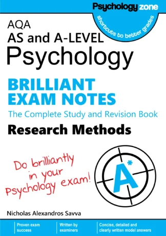 Psychology BRILLIANT Model Answers: Research Methods