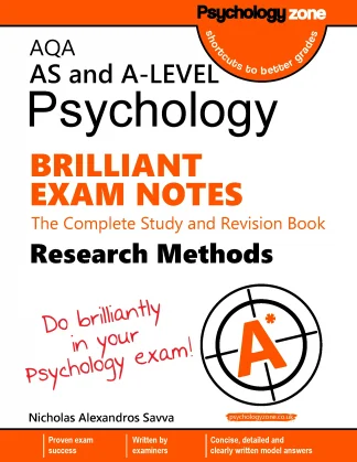 A-Level AQA Psychology BRILLIANT Exam Notes: Research Methods