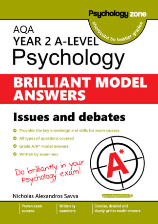 Model Answers: Issues and Debates A-Level Psychology AQA Exam