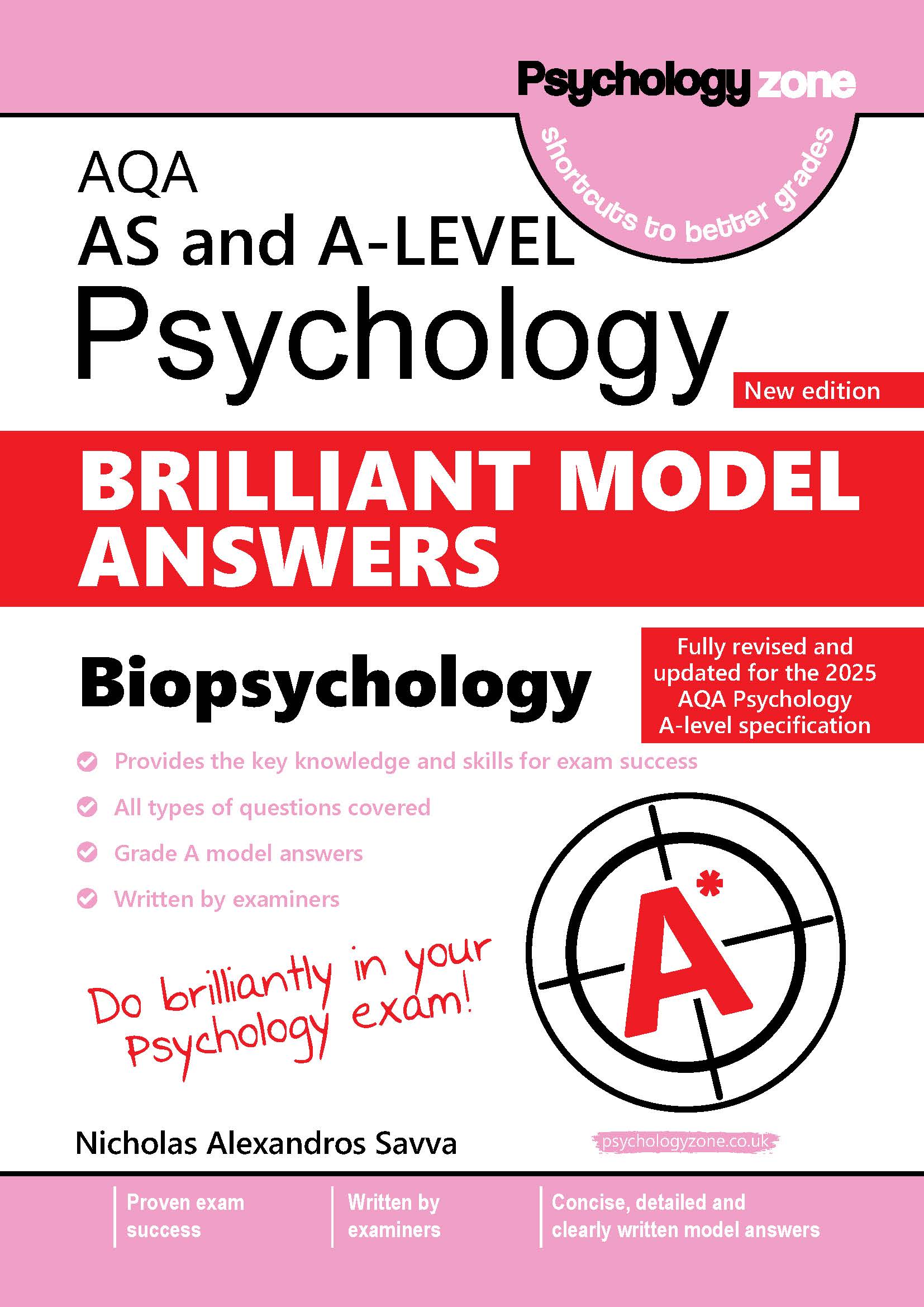 A-Level AQA Psychology BRILLIANT Model Answers: Biopsychology (New Edition)