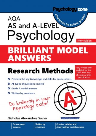 AS/A-Level AQA Psychology BRILLIANT Model Answers: Research Methods