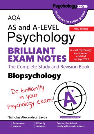 Brilliant Exam Notes Biopsychology New Spec Cover