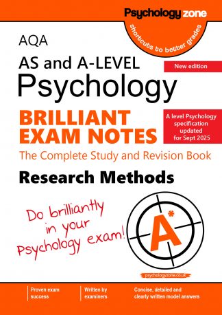 Brilliant Exam Notes Research Methods New Spec Cover